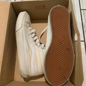 White High Top Vans